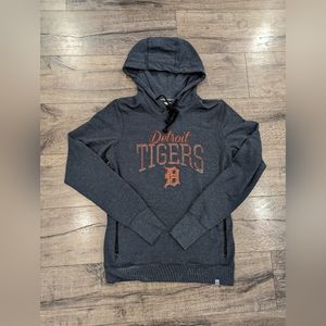 Detroit Tigers Medium Ladies Women's Soft Stretchy Hoodie Lightweight 47 Brand